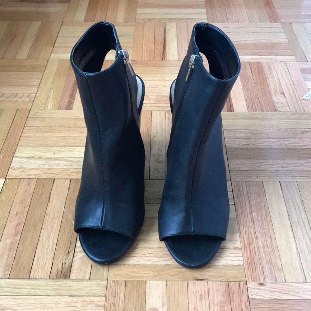 Open Toe Heeled Booties